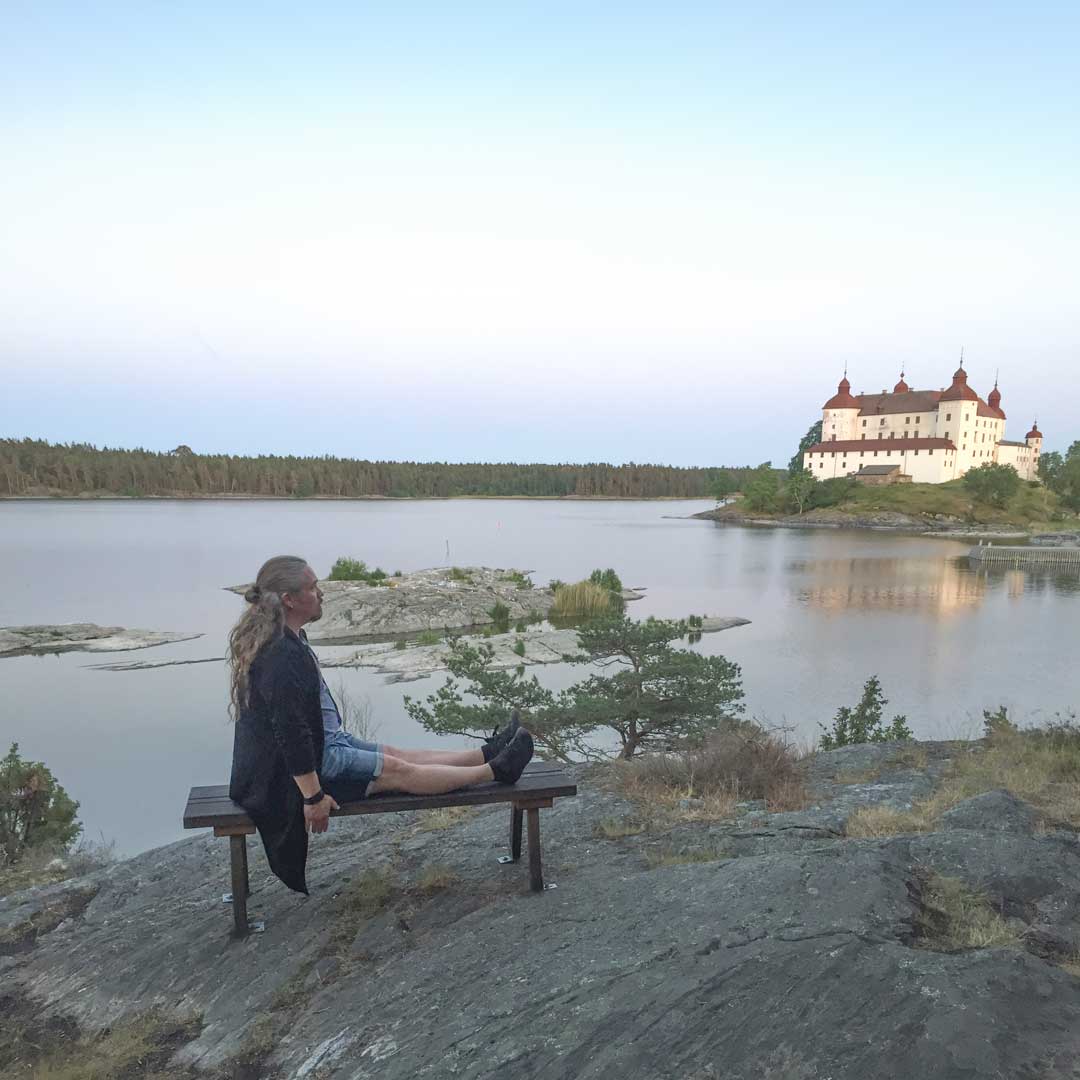 Vinkel i mjugg invid Läckö slott